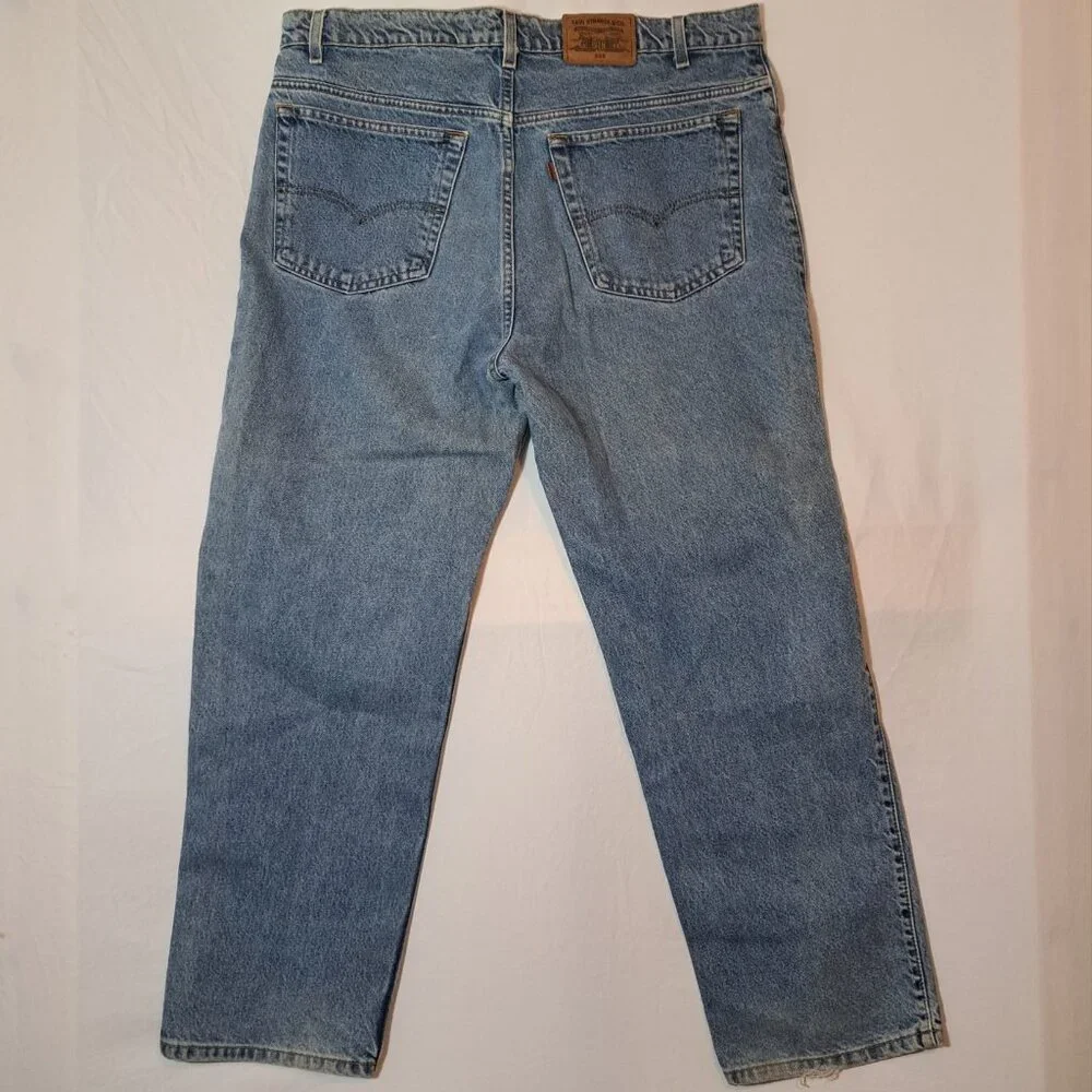 Vintage Levis Jeans Mens 40 Blue 540 Signature 100% Cotton Relaxed Fit 90s 40X29